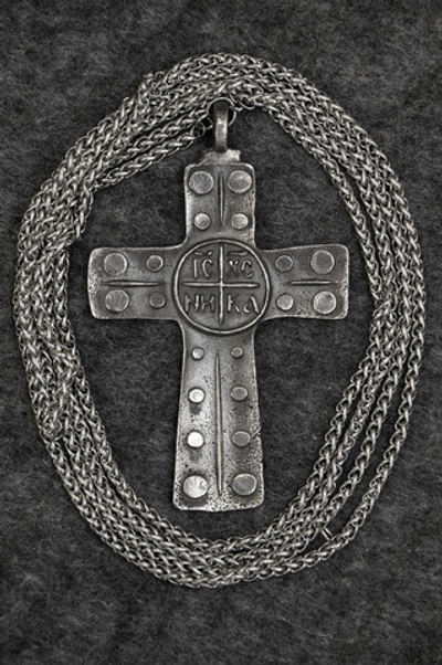 Крест священника "Древо жизни", серебрение