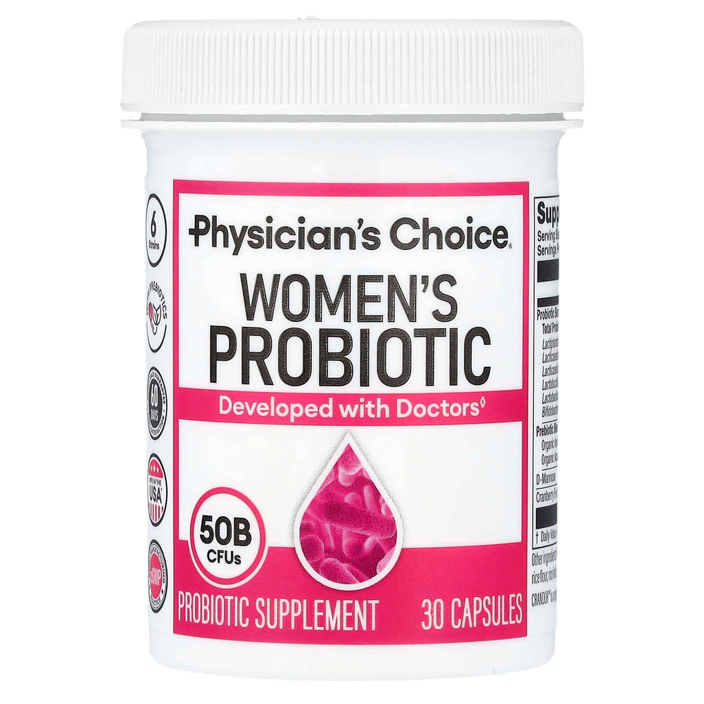 Physician's Choice, пробиотик для женщин, 30 капсул