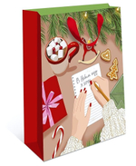 Пакет подарочный бумажный стандарт плюс новогодний 260х320х120 1310.725 (АртДизайн)