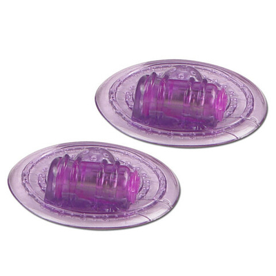 Вибро-накладка на соски Pleasure Cupz, фиолетовые (Цвет: фиолетовый)