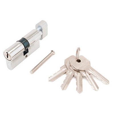 Цилиндр Стандарт Z.I.70B-5K (25Bх10х35) CP 5кл хром англ.ключ/верт