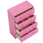 Комод Раст с ящиками, красный