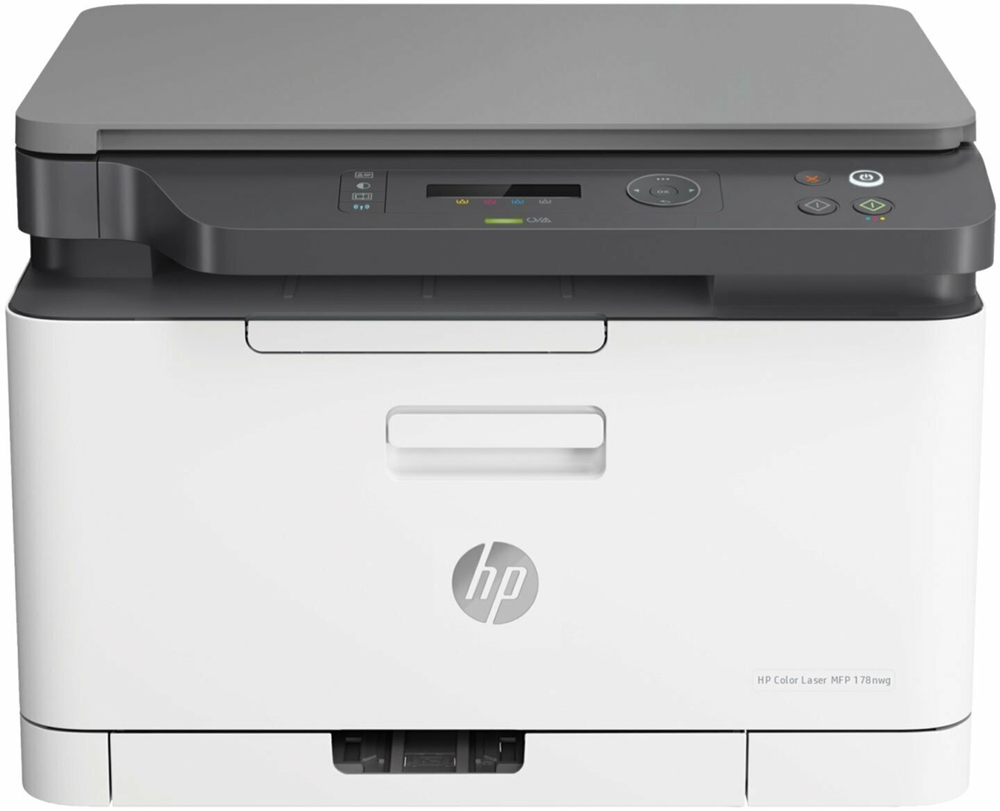 МФУ лазерное HP Color Laser 178nw "3 в 1", А4, 18 стр./мин, 20000 стр./мес, Wi-Fi, сетевая карта, 4ZB96A