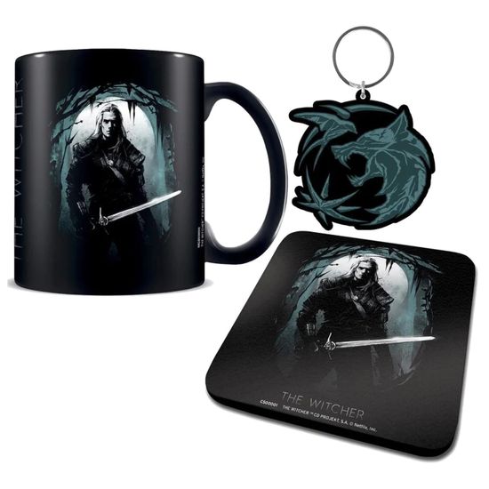 Набор подарочный The Witcher (The Hunter) Кружка+ Подстаканник+Брелок GP85774 (10013160/291024/5162155/1, Китай)