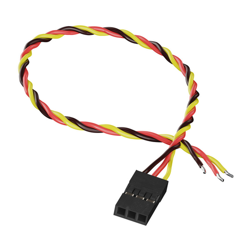 3-Pos TJC8 Servo Lead (MH-FC, 150mm Length) - 2 Pack