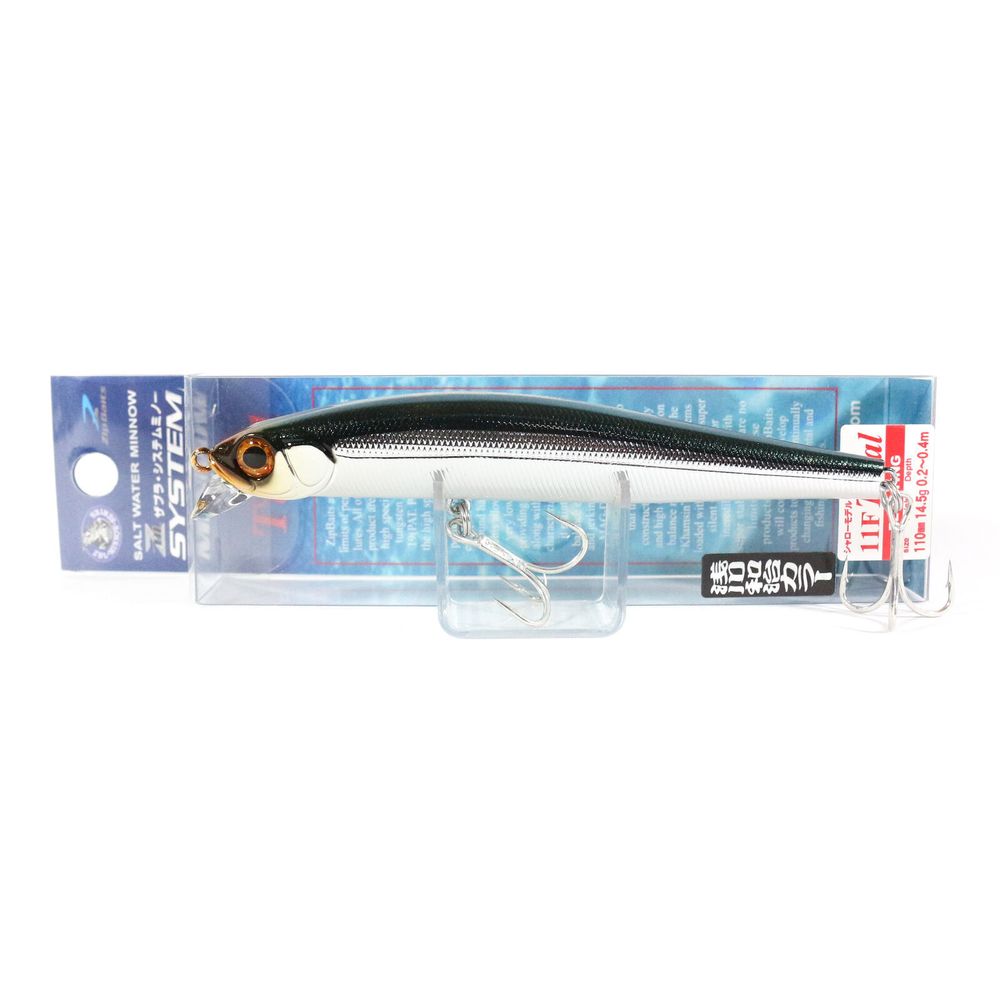 Воблер ZipBaits ZBL System Minnow 11F TIDAL 624 Metal Katakuchi