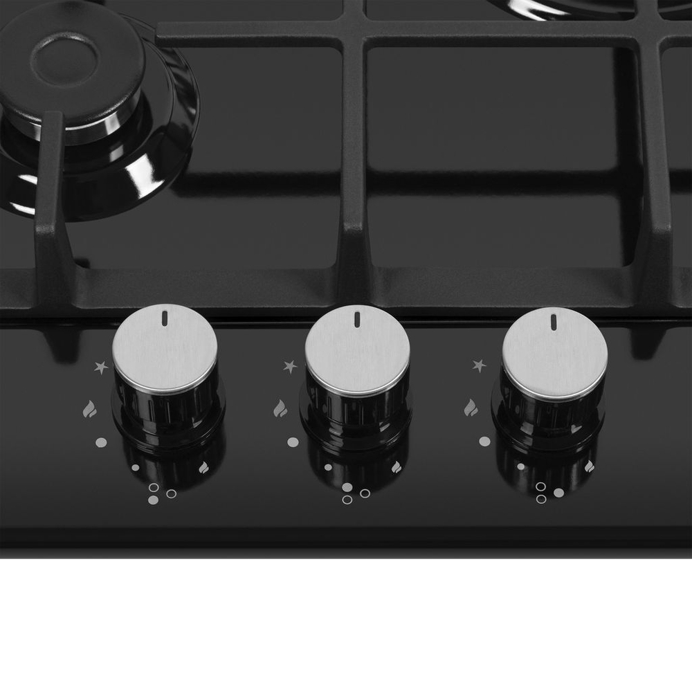 Газовая варочная панель HOMSair HGE433TGCBK фото 5