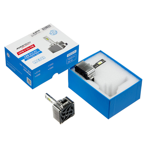 Лампа светодиодная головного света, D1S 35 Ватт, 6500К, 7600lm, комплект 2 шт. ALBD1S