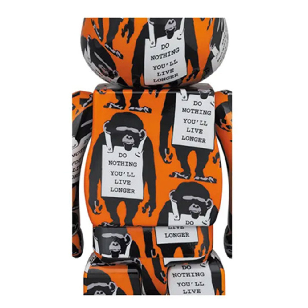 Дизайнерские игрушки BE@RBRICK MONKEY SIGN Banksy 100%+400%, MONKEYSIGN-2