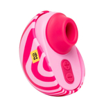 Розовый бесконтактный клиторальный стимулятор Romp Spin (Цвет: розовый)