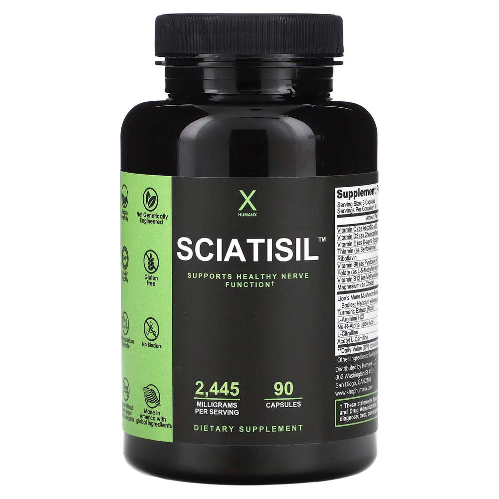 Humanx, Sciatisil, 90 капсул