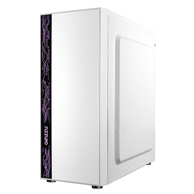 Ginzzu A390 White Window RGB подсветка 1*USB 3.0, 2*USB 2.0, AU