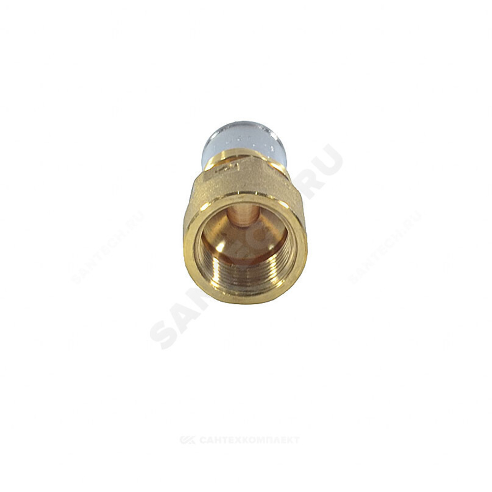 Муфта для МП/PE-X труб латунь пресс Дн 16х3/4" ВР RM109 Giacomini RM109Y043