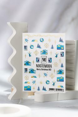 Nogtemoda Наклейки для ногтей Merry Christmas 062