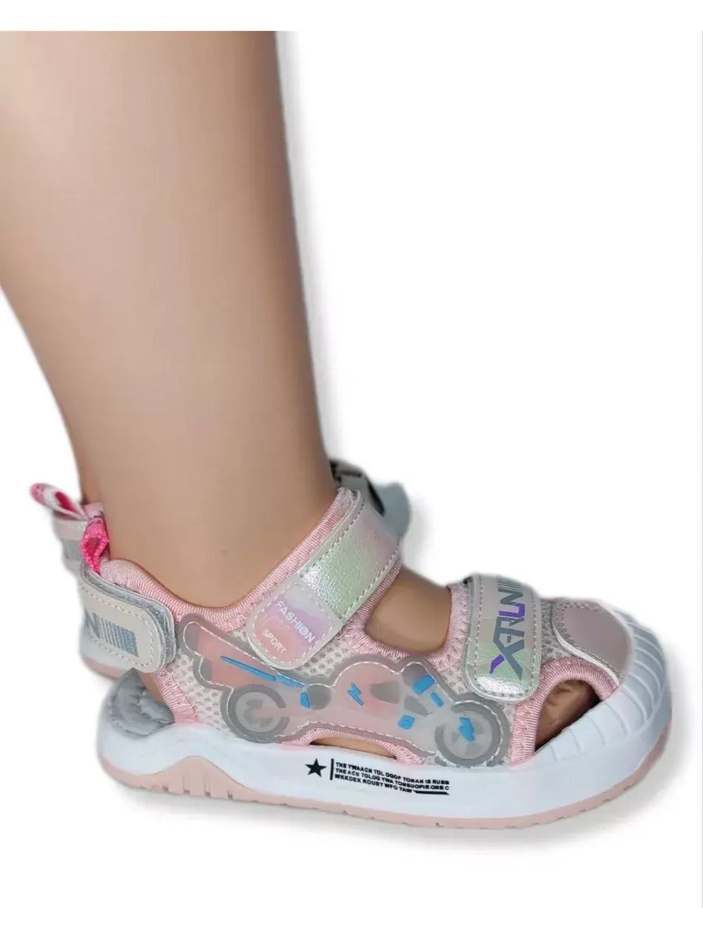 Сандалии для девочки розовые