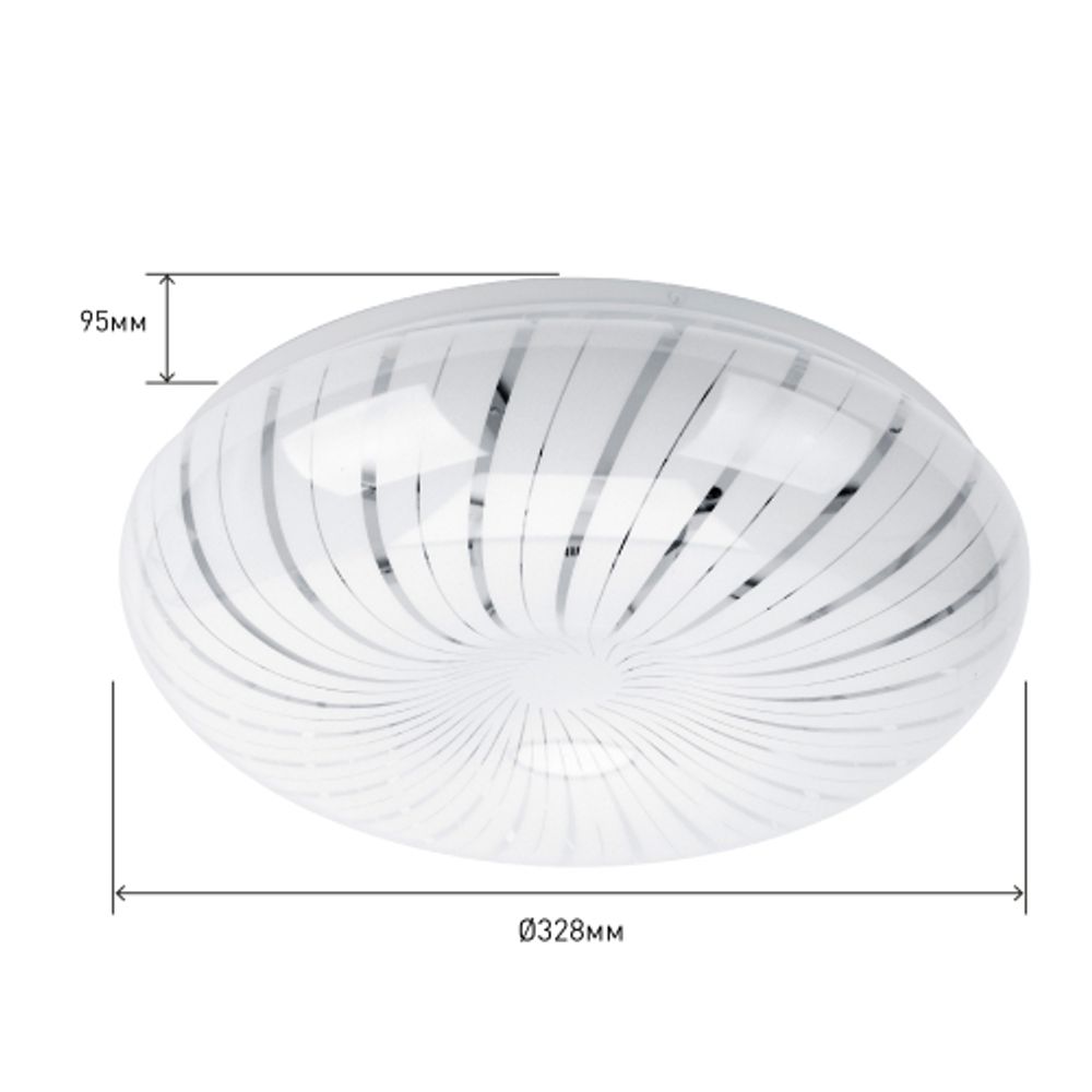 Светильник потолочный светодиодный ЭРА Классик без ДУ SPB-6 Медуза 18-4K 18Вт 4000K 1400Лм | Светильники SPB-6 без ДУ