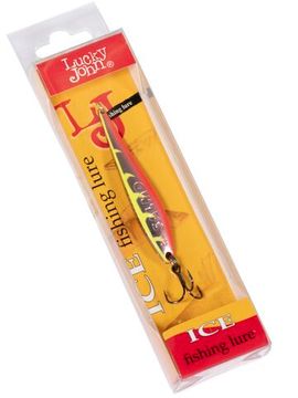 Блесна вертикал. зим. Lucky John S-3 с тр. 06.0г YR блистер