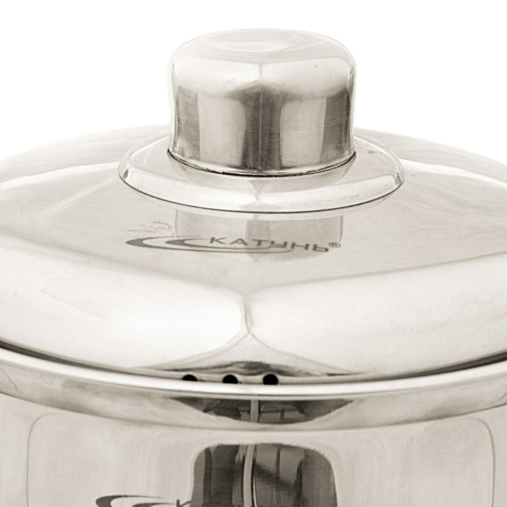 Набор посуды нерж, 8 пр, кастрюли 1.6,2.2,3.2,4.2 л, индукц, Катунь, Гретта, KT04-C