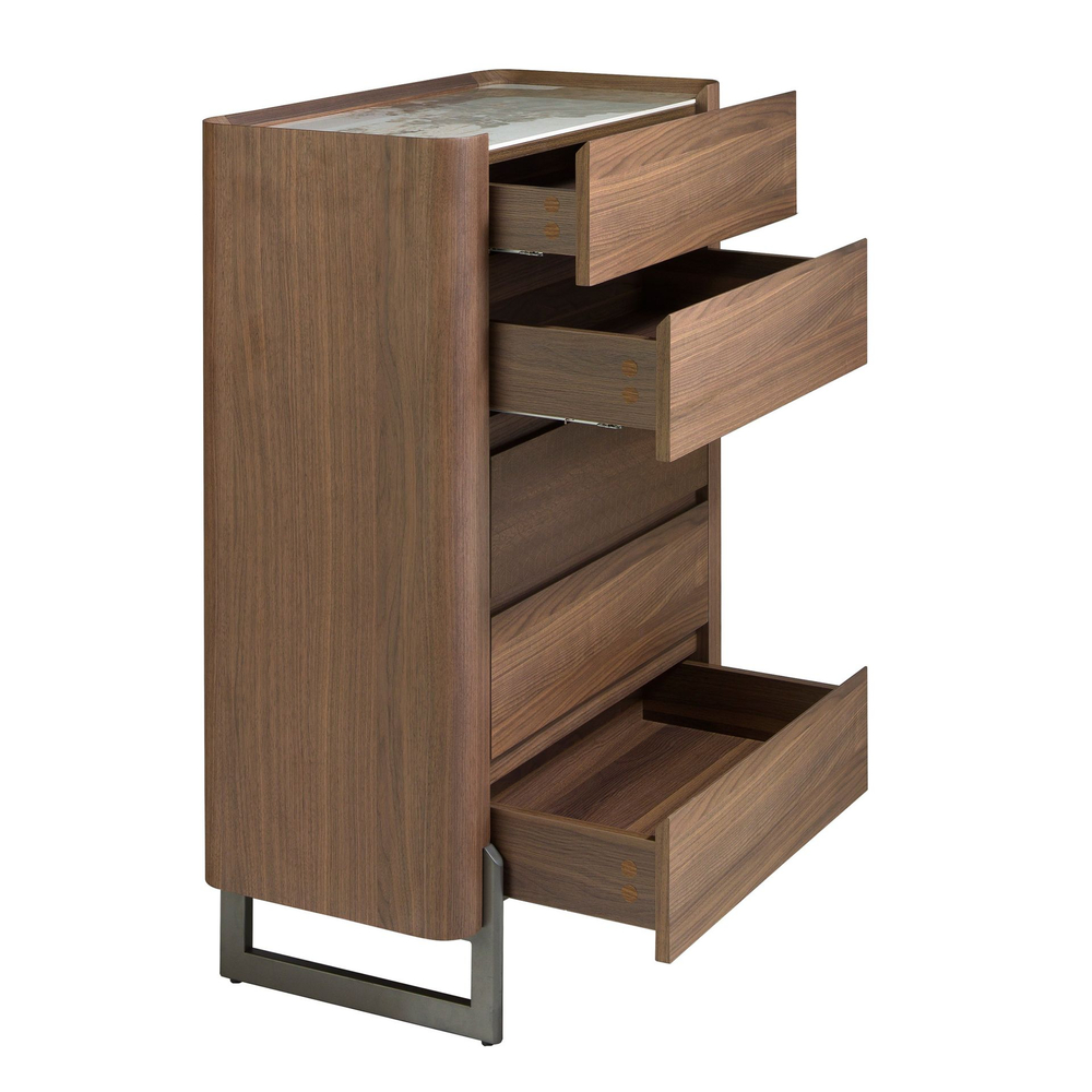 Шифоньер 7153/437-W из ореха и керамики