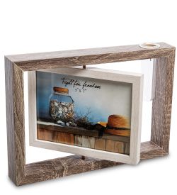 GAEM Home PH-24/ 2 Фоторамка-зеркало с вазочкой (13х18)