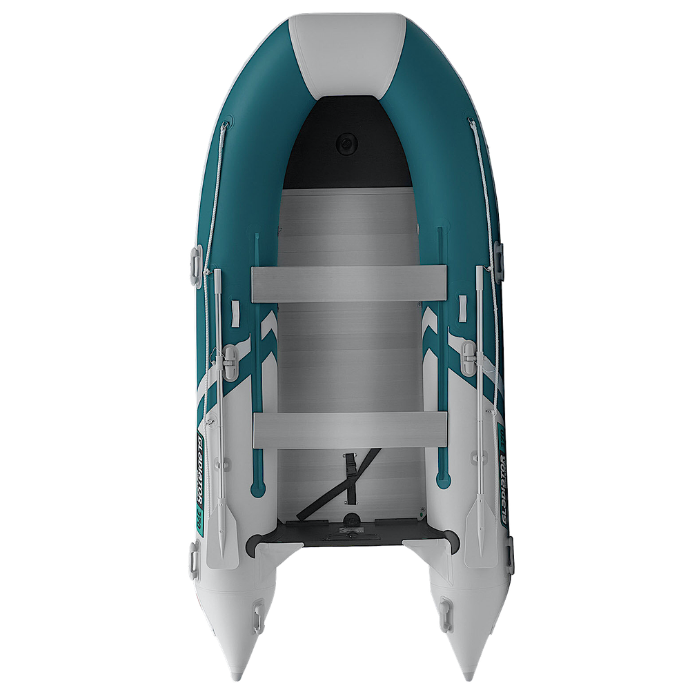 Лодка ПВХ Gladiator Light B370AL с алюминиевым полом -