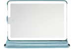 Зеркало косметическое - планшет CleverCare с LED подсветкой, цвет голубой