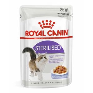 Пауч Royal Canin Sterilised для взрослых стерилизованных кошек, мелкие кусочки в желе