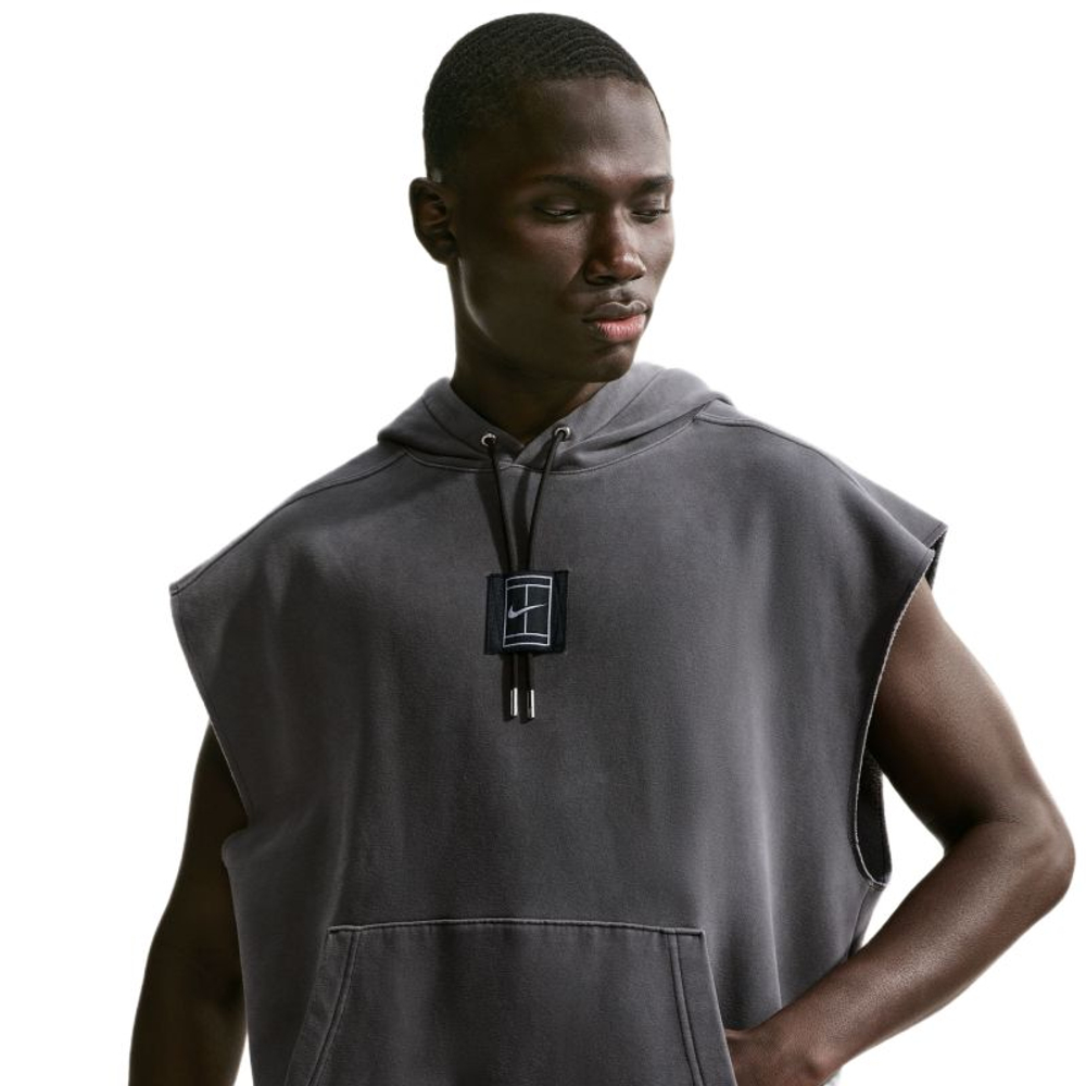 Мужская теннисная кофта Nike Court Paris Slam Tennis Sleeveless Pullover - anthracite