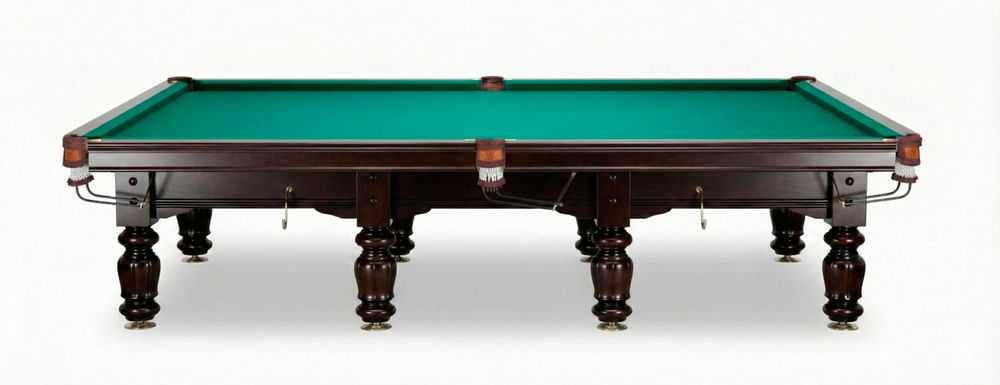 Бильярдный стол для русской пирамиды Weekend "Classic 2" 12 футов массив ольхи, борта клен (махагон)