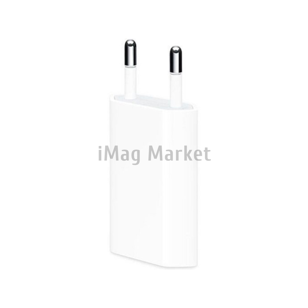Сетевое зарядное устройство A006, 1 USB-A, 5W, 1A, белый