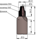Флакон 6 мл 18 мм ПНД