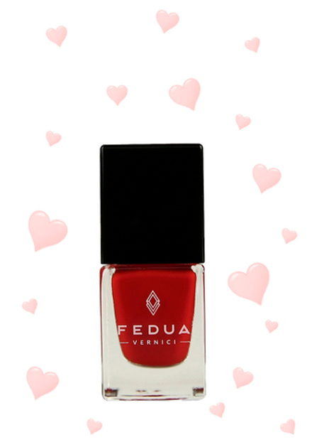 Fedua Classic Red Gel effect Классический красный Лак для ногтей