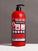 Гель для душа и шампунь для волос 2 в 1 «Огнетушитель пенный», 1000 мл, HARD LINE