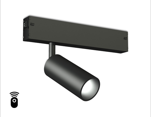 Светильник светодиодный диммируемый для шинопровода Magnetic 220V GL1202 BK черный IP20 7W 3000K-6400K 36° D35*80