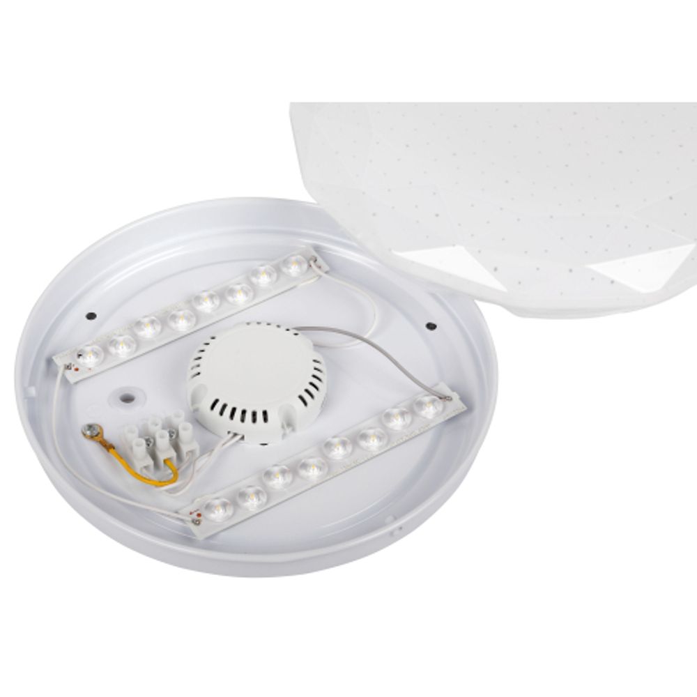 Светильник потолочный светодиодный ЭРА Классик без ДУ SPB-6 Slim Sparkle 18W-4K 4000К