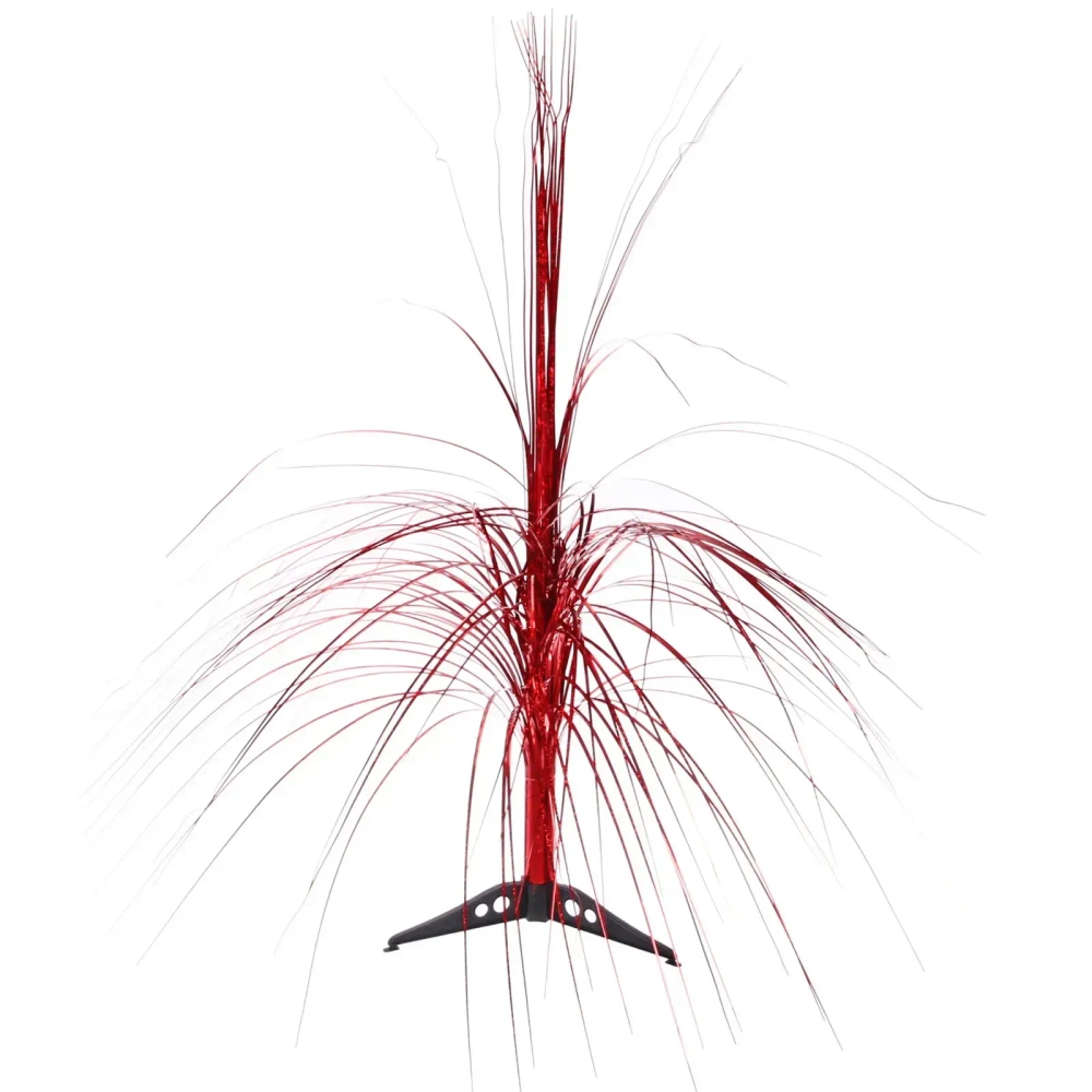 Дерево фольгированное 65 см голограмма красный