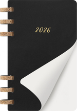 Еженедельник Moleskine SPIRAL Large 130х210мм PP 200стр спираль пробковая черный (DSSPB12MWH3)