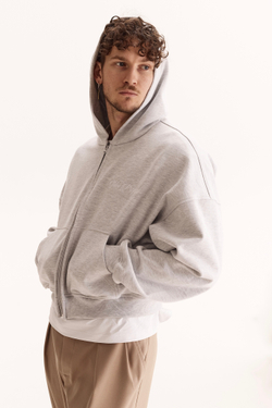 ZIP-HOODIE SDW Uniform - Grey Melange