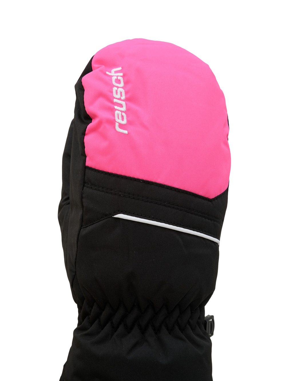 Варежки REUSCH Alan Junior Mitten Black/Pink Glo (inch (дюйм):6)
