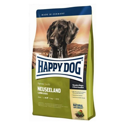 Happy Dog Sensible Neuseeland - корм для собак с чувствительным пищеварением с ягненком и рисом