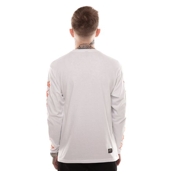 Лонгслив ЮНОСТЬ Танцы на костях Лого Белый