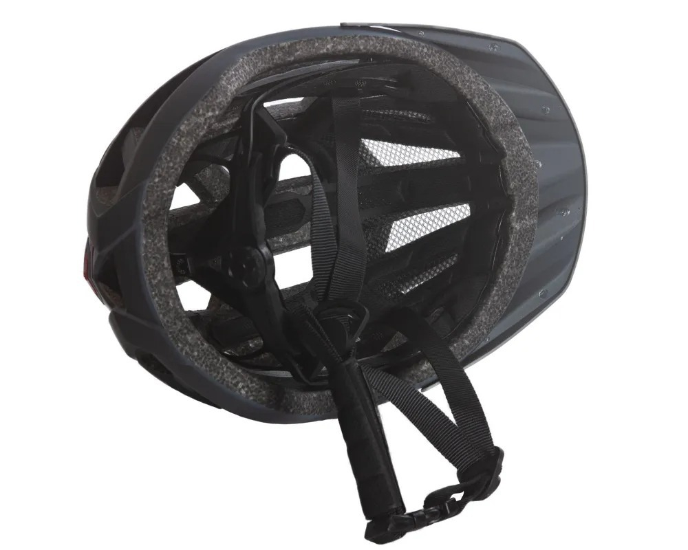 Велошлем с подсветкой UltraScout Eventum Серый матовый M