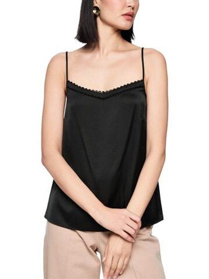 Marc Cain Топ с кружевной отделкой