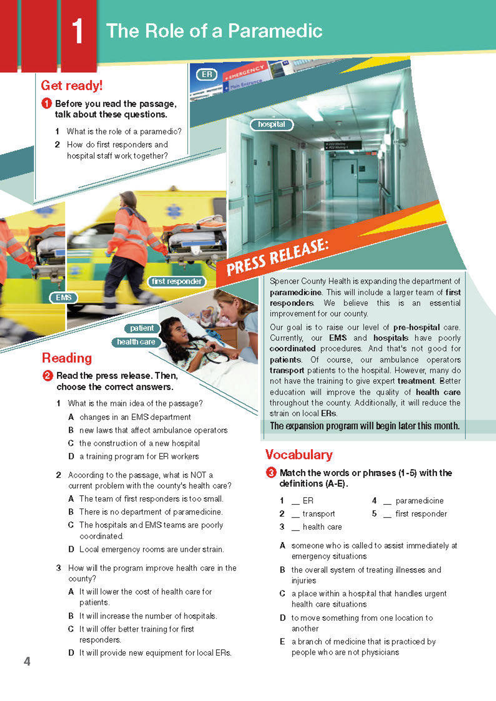 PARAMEDICS Student's Book - Учебное пособие (with cross platform apps)