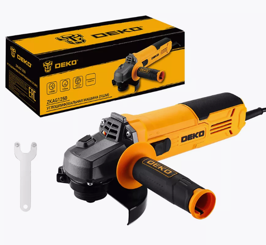 Угловая шлифмашина "DEKO" ZKAG1250