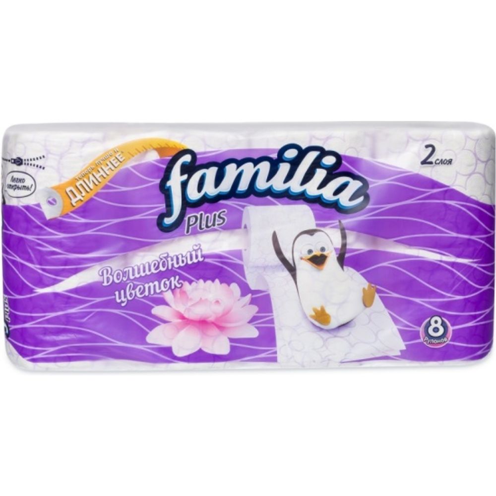 Туалетная Бумага "Familia" волшебный цветок, шт