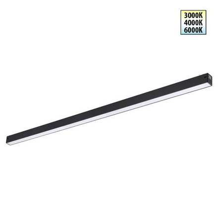 359942 PORT NT25 208 черный Трековый светильник с переключ. цв. темпер. IP20 LED 3000К\4000К\6000К 30W 90-240V VECTOR