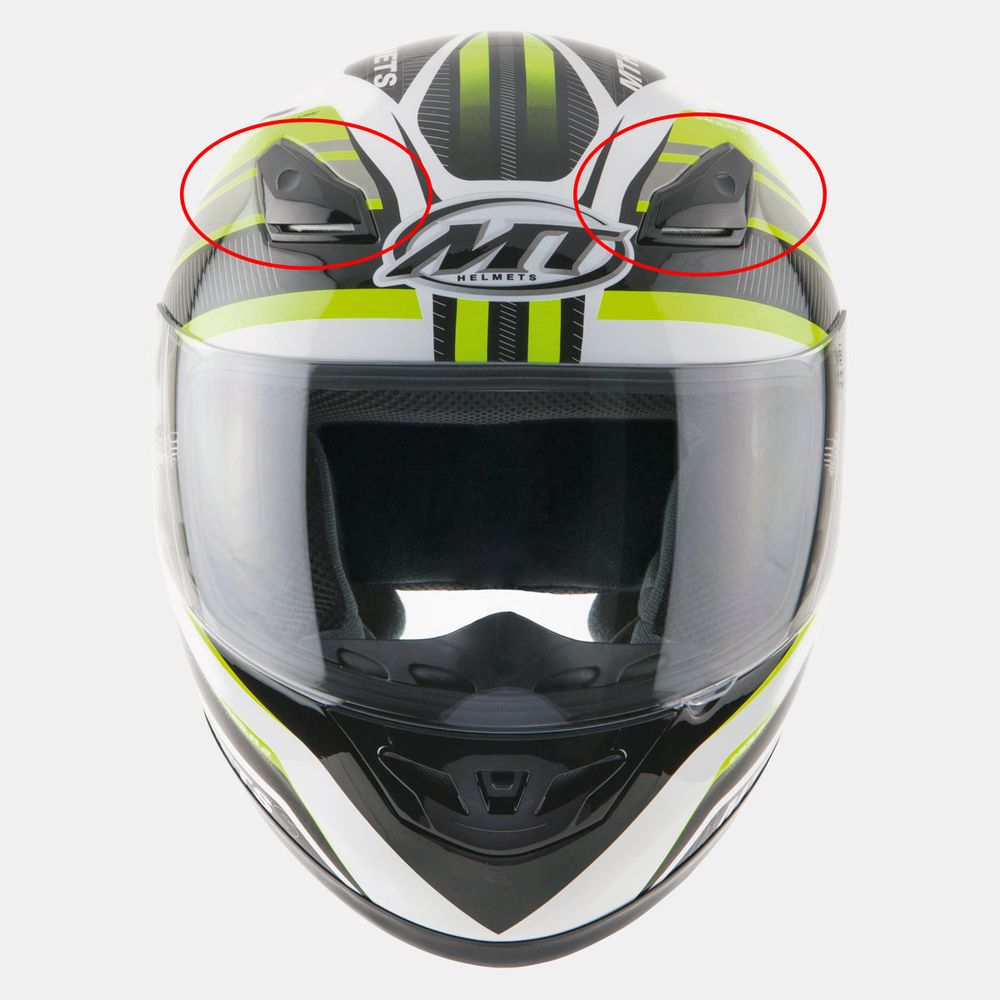 Воздухозаборники верхние для шлема MT Imola II