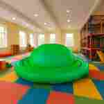 Надувное оборудование «Надувной живот» 3*3*1,2 м, зелёный