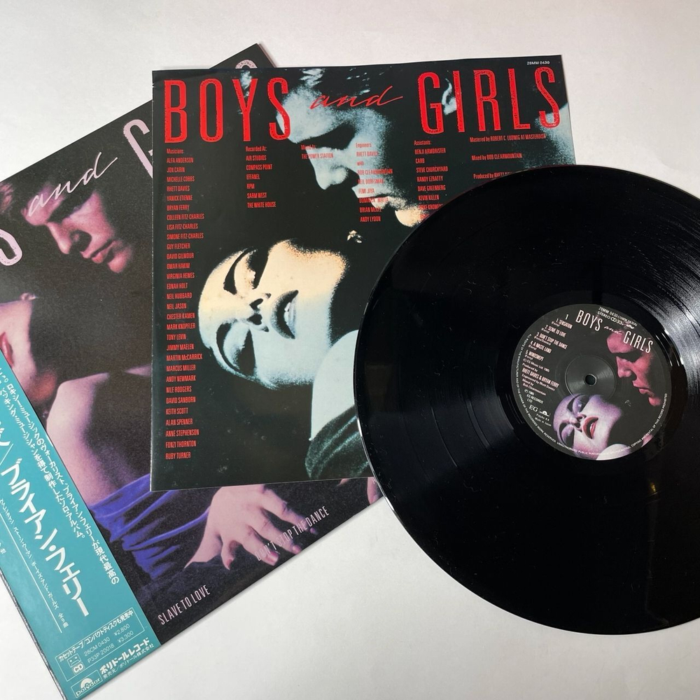 Винтажная виниловая пластинка LP Bryan Ferry Boys And Girls (Japan 1985) (Obi) Stone Woman